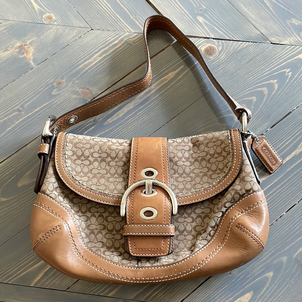 Tan Coach Purse